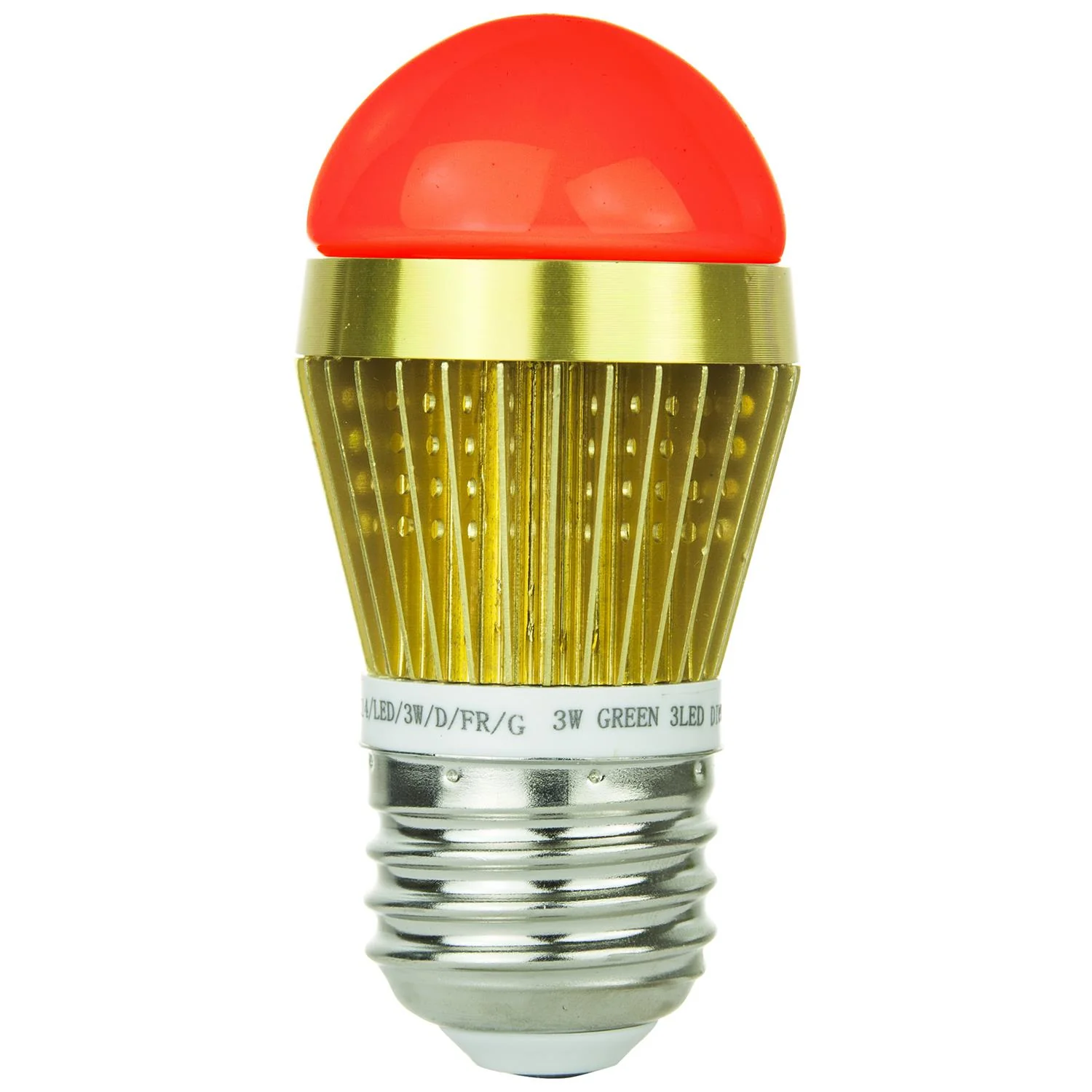 S14 Colored Sign, 60 Lumens, Medium Base, Red - Cheap-Us