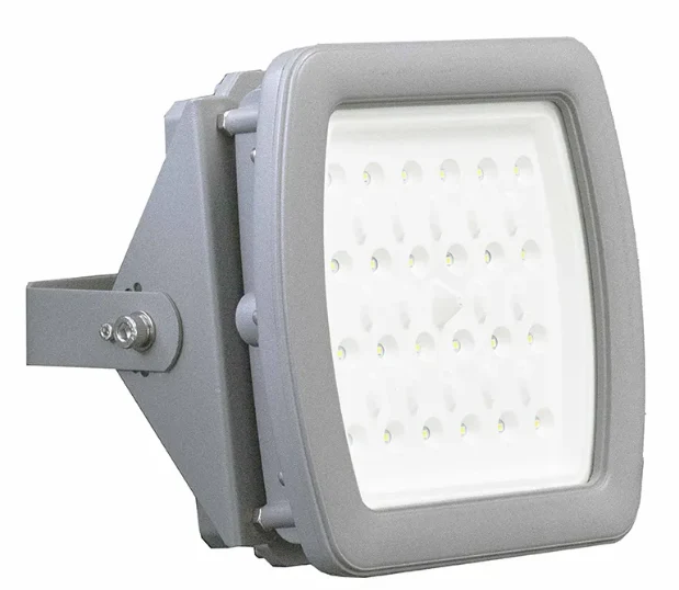 Westgate C1D2 Haz. Loc. Square Flood 120-277V 30W 50K Gray, Outdoor Lighting, 30W, 4200 Lumens, 5000K, Gray Finish - Cheap-Us