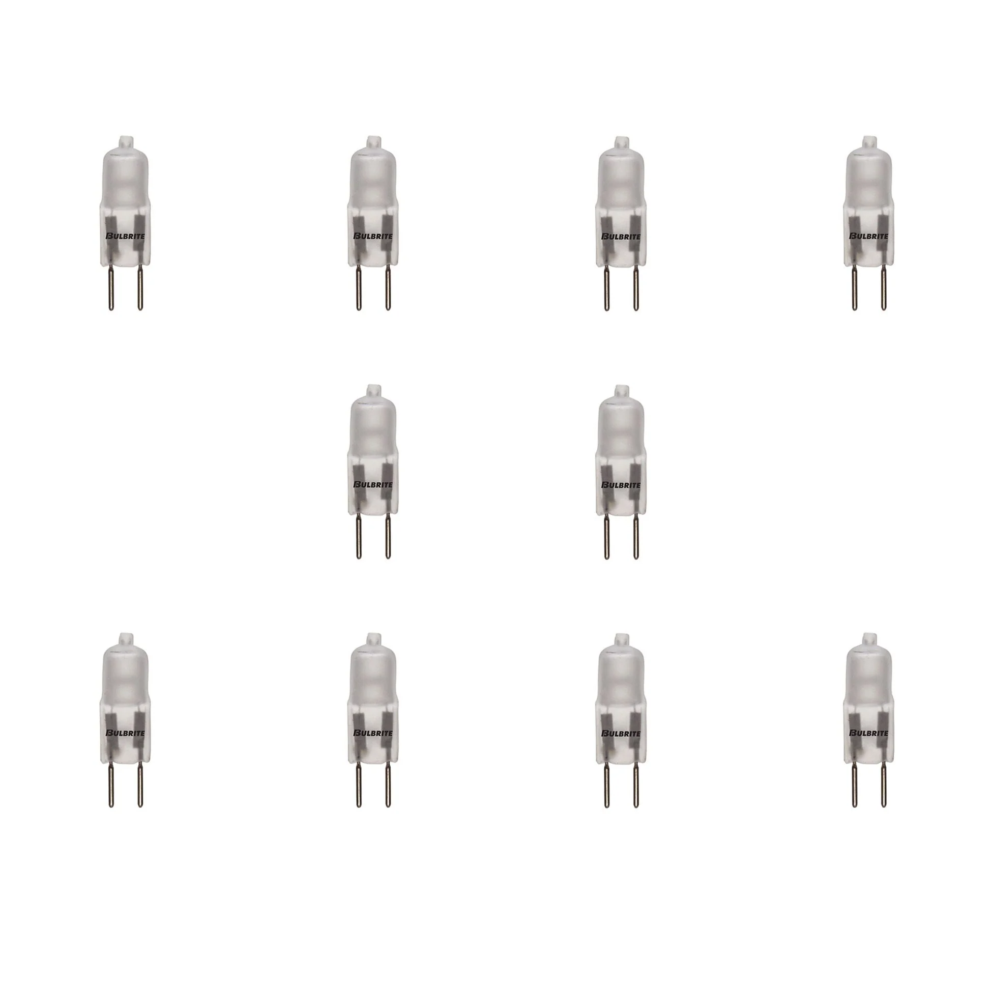 BULBRITE HALOGEN T3 BI-PIN (GY6.35) 50W DIMMABLE LIGHT BULB 2900K/SOFT WHITE 10PK (650051) - Cheap-Us