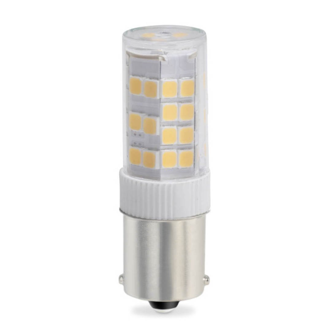 BULBRITE LED T4 SINGLE-CONTACT BAYONET (BA15s) 4.5W DIMMABLE LIGHT BULB 3000K/SOFT WHITE 35W INCANDESCENT EQUIVALENT - Cheap-Us