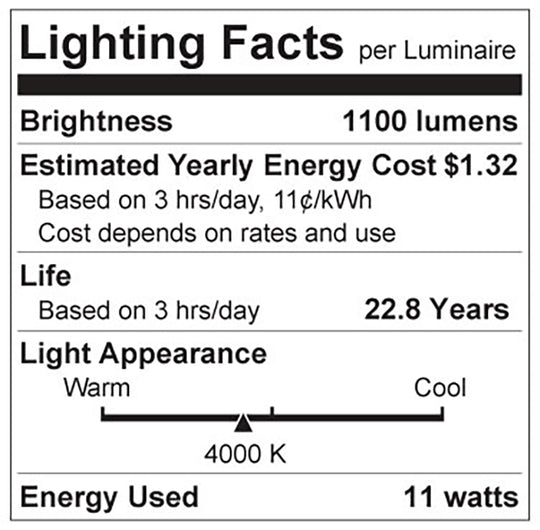 Luxrite LED A19 Light Bulb, E26 - Medium Base, 11W, 4000K - Cool White, 1100 Lumens, 80 CRI, Frost Finish, Dimmable (LR21432) - Cheap-Us