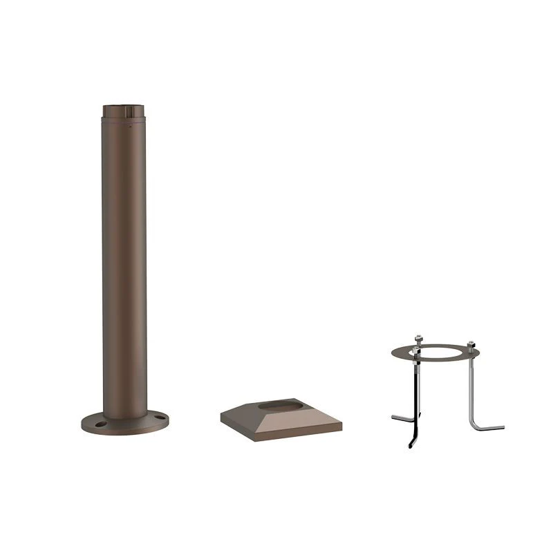 Westgate Bollard Pole System 2Ft Base , Outdoor Lighting, Bronze Finish - Cheap-Us