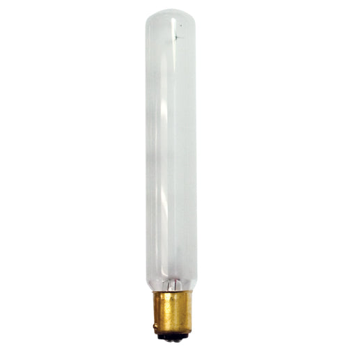 Bulbrite 20T6.5F/DC 20 Watt Incandescent T6.5 Tube Exit Light, Double Contact Bayonet Base, Frost - Cheap-Us