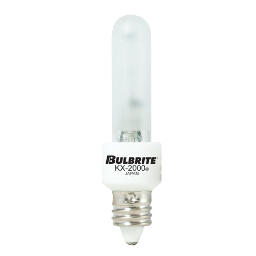 Bulbrite KX20FR/MC 20 Watt KX-2000 Dimmable Krypton/Xenon T3 Capsule Bulb, Mini-Candelabra Base, Frost - Cheap-Us
