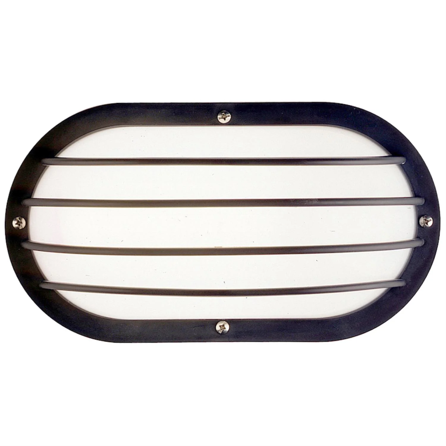 Sunlite Decorative Outdoor LED Eurostyle Oblong Linear Fixture, Black Finish, Frosted Lens - Cheap-Us