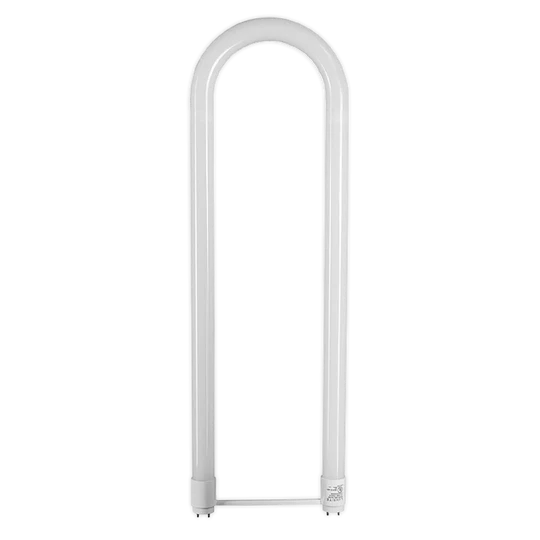 Luxrite LED T8 U6 U-Bend Universal 3 Way Tube Light, 18W, 2150 Lumens, 3000K - Soft White, 83 CRI, White Finish, Dimmable, Pack of 2 (LR23510) - Cheap-Us