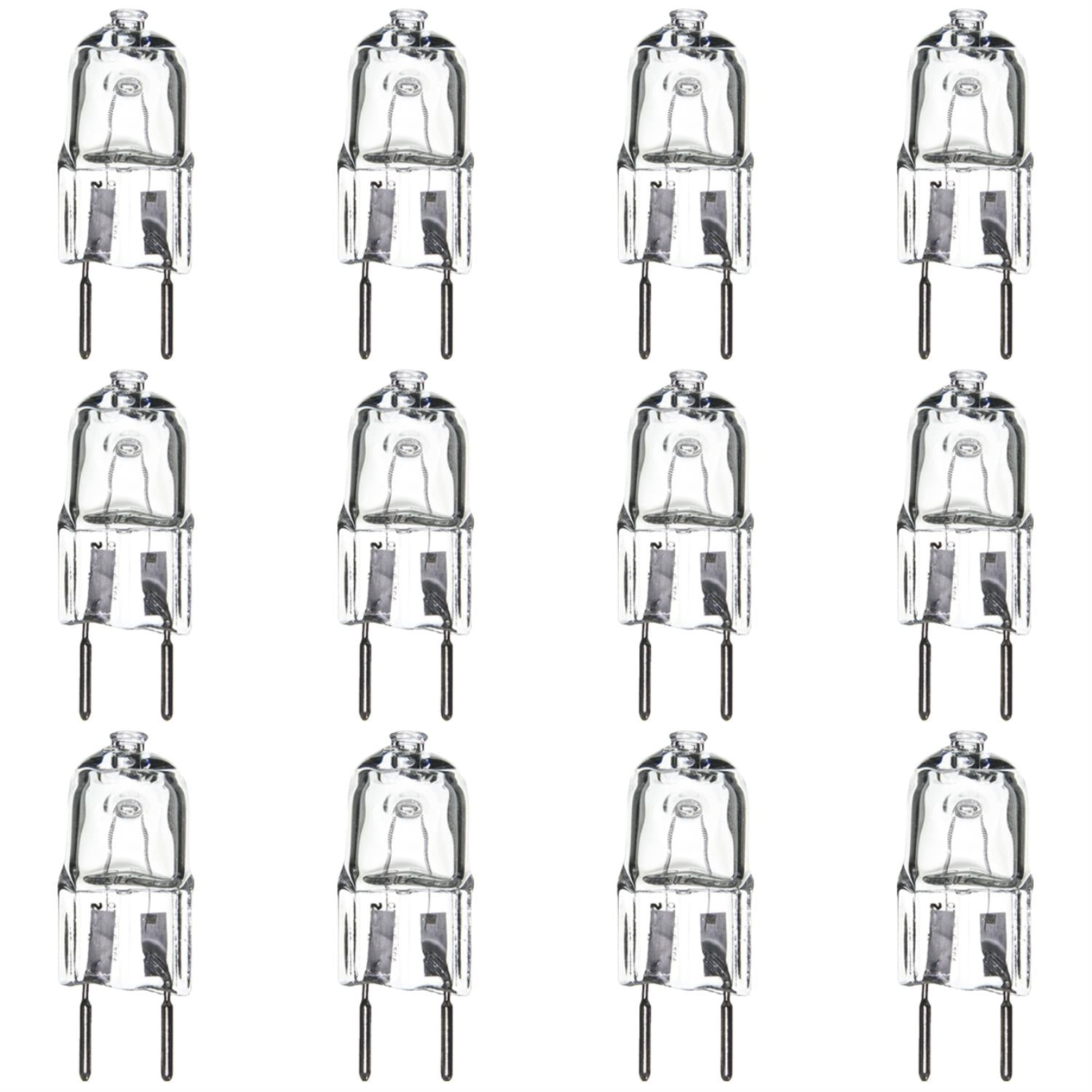 Sunlite 20 Watt, Single Ended T3.5, GY8 Bi-Pin Base, Clear, Halogen - Cheap-Us