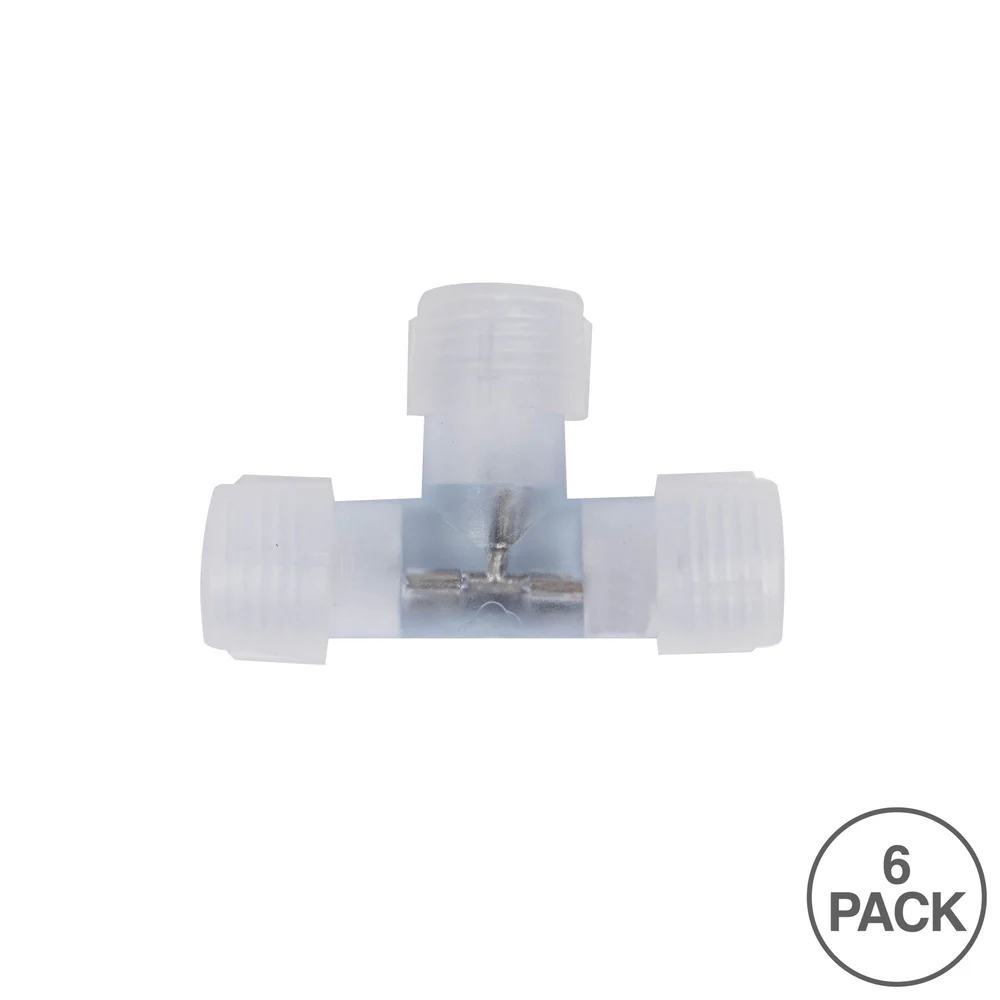 Vickerman .5 Rope Light T-Pin Connector PVC 6/Bag - Cheap-Us
