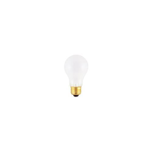 Bulbrite 60A/RS 60 Watt Incandescent  A19 Rough Service Bulb, Medium Base, Frost - Cheap-Us