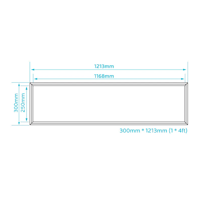Luxrite Lay In LED45W1X4PANEL/35K/DIM 3500K Neutral White - Cheap-Us
