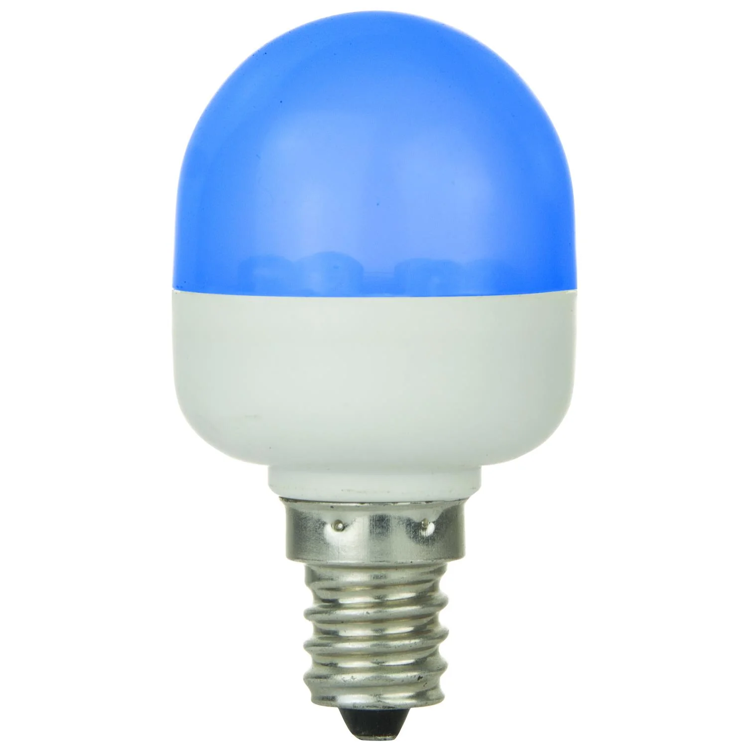 Sunlite T10 Tubular Indicator, Candelabra Base Light Bulb, Blue - Cheap-Us