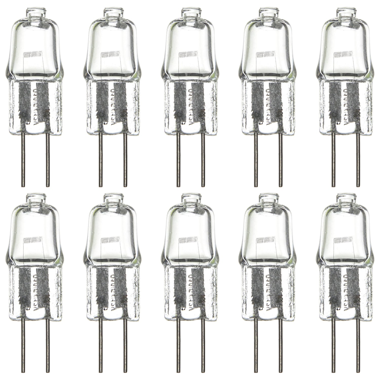 Sunlite 5 Watt, Single Ended T2.5, G4 Bi-Pin Base, Clear - Cheap-Us