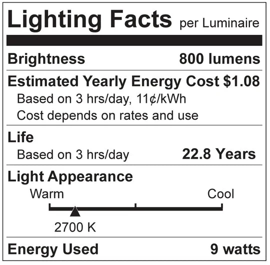 Luxrite LED A19, GU24 Twist & Lock Base, 9W, 2700K - Warm White, 800 Lumens, 80 CRI, Frost Finish, Dimmable (LR21460) - Cheap-Us