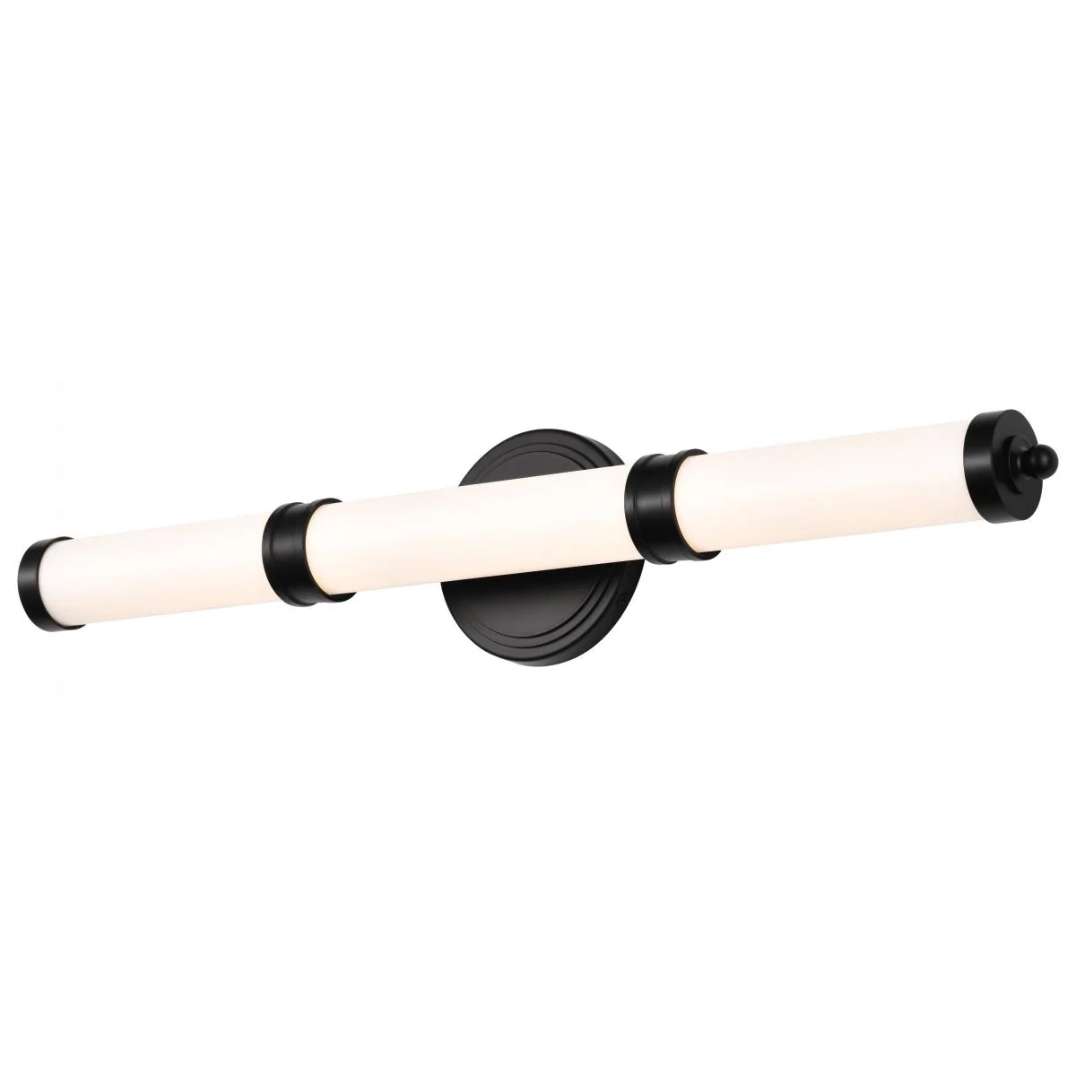 62-678 KAGEN LED MEDIUM VANITY Kagen LED Medium Vanity; Matte Black Finish; White Acrylic Lens - Cheap-Us