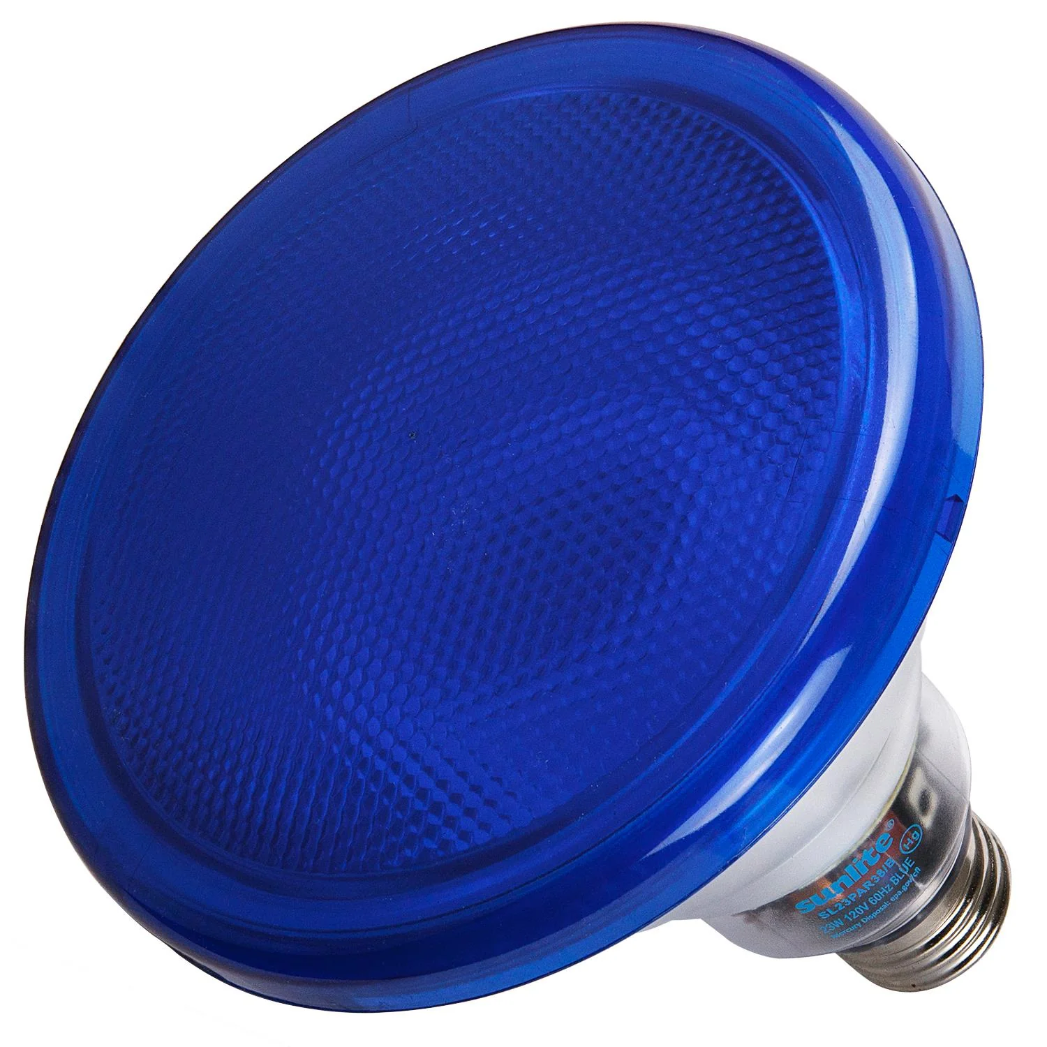 Sunlite 23 Watt Colored PAR38 Reflector, Medium Base, Blue - Cheap-Us