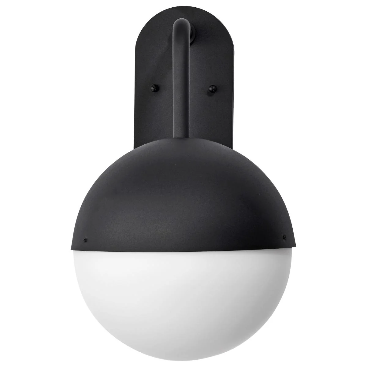 62-1617 ATMOSPHERE 10W LED LG WL LANT Atmosphere; 10W LED; Large Wall Lantern; Matte Black with White Opal Glass - Cheap-Us