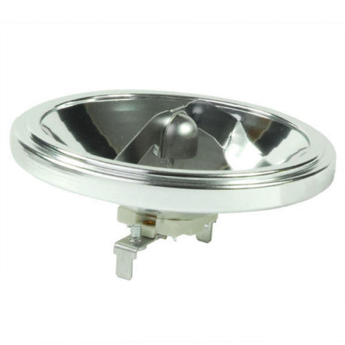 GE 97535 - 50 Watt - AR111 G53 Push-In or Push-Screw Terminal Base - Halogen - 3,000 Life Hours - 12 Volt - Cheap-Us