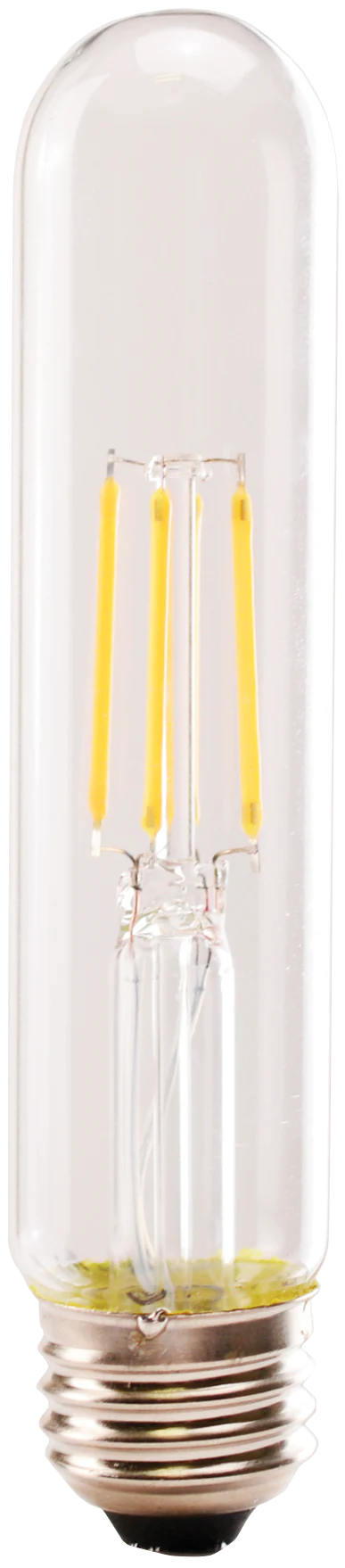 Luxrite LED T9 Filament Tubular Light Bulb, E26 Medium Base, 5W, 2700K - Warm White, 550 Lumens, 80 CRI, Clear Finish, Dimmable (LR21625) - Cheap-Us