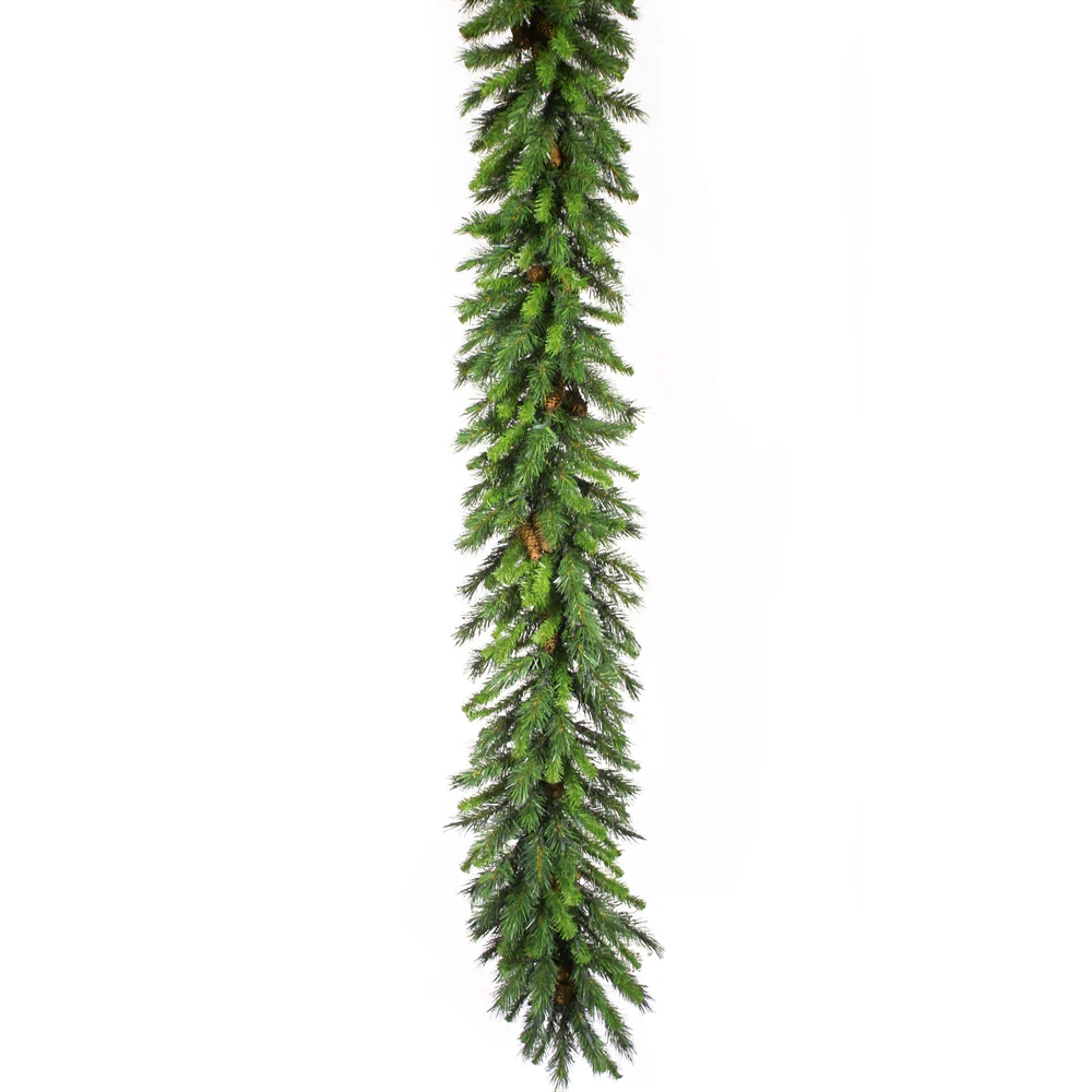 Vickerman 50' Cheyenne Artificial Christmas Garland Unlit - Cheap-Us