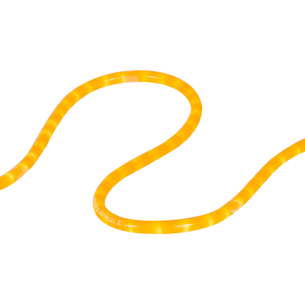 Vickerman 150' x .5 Fluorescent Yellow LED Rope Light Spool, 120 Volt. - Cheap-Us