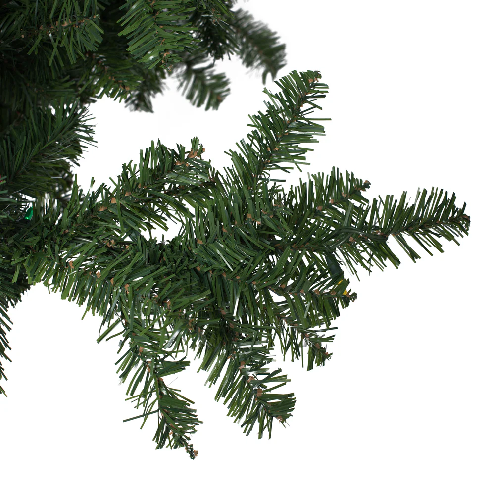 Vickerman 7.5' Upside Down Artificial Christmas Tree Dura-lit Multi-Colored LED Lights - Cheap-Us