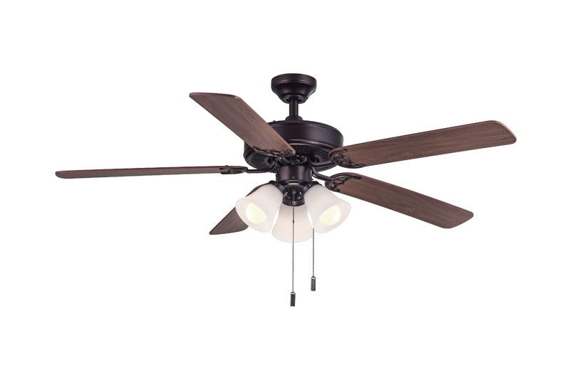 Wind River Fans Dalton 52 Inch Indoor/Outdoor Ceiling Fan, 3 Speed, 120V - Cheap-Us