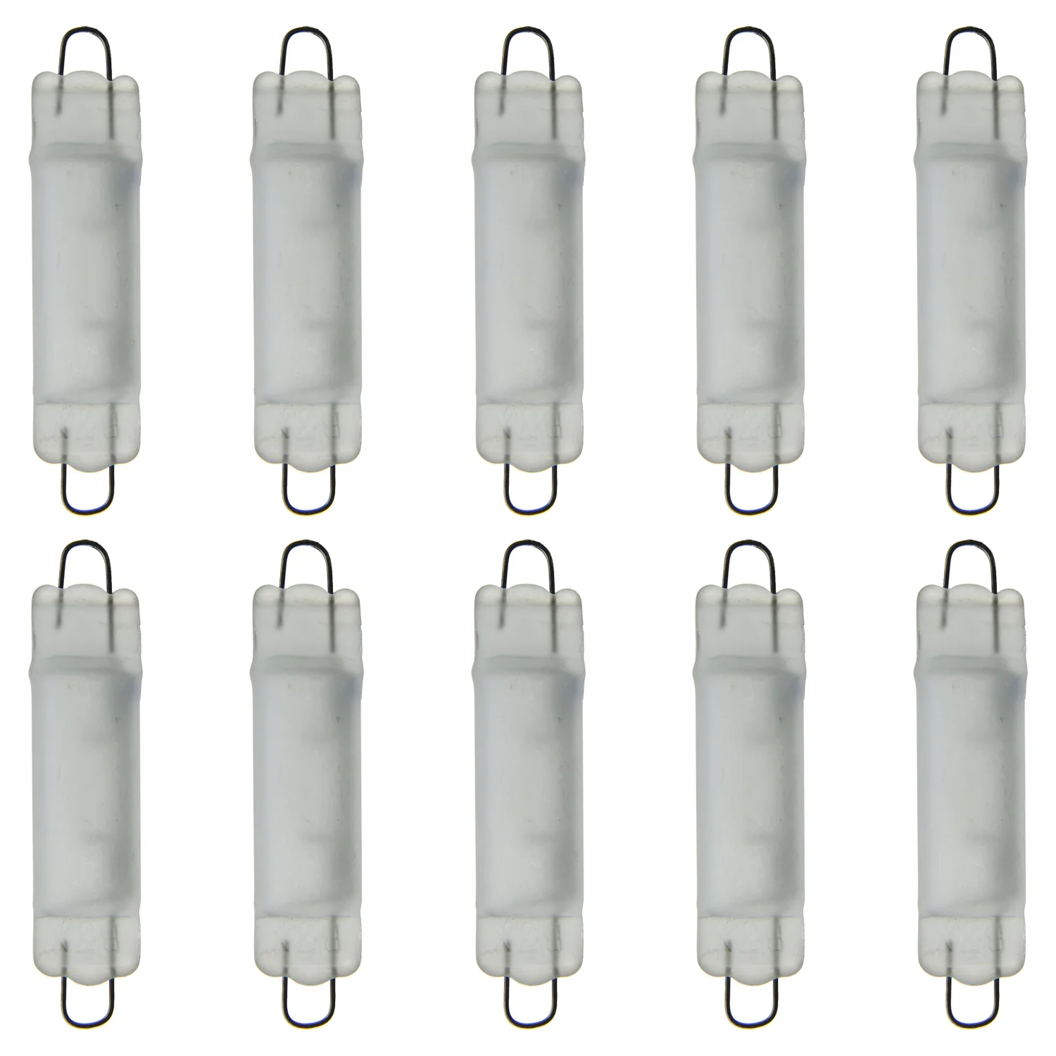 10 Pack 3 Watt T3.25 Xenon, Rigid Loop Base, Frost - Cheap-Us