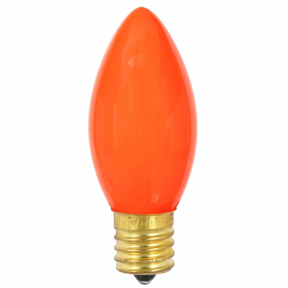 Vickerman C9 Ceramic Orange Replacement Bulb 7 Watt 130 Volt UL box of 25 - Cheap-Us