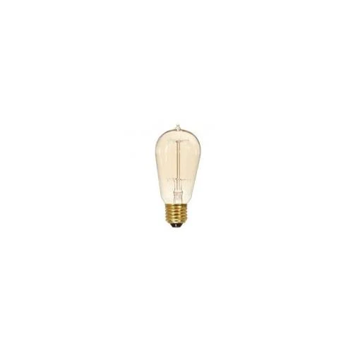 Bulbrite NOS40-1890 40 Watt Nostalgic Incandescent Edison Hairpin ST18, Medium Base, Antique Finish - Cheap-Us