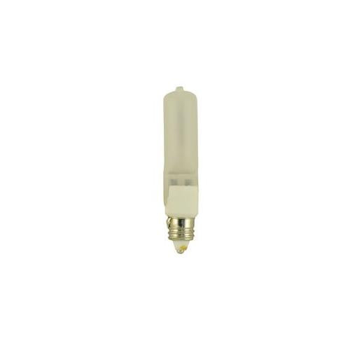 Bulbrite Q250FR/MC 250 Watt Dimmable Halogen JD T4 Capsule Bulb, Mini-Candelabra Base , Frost - Cheap-Us