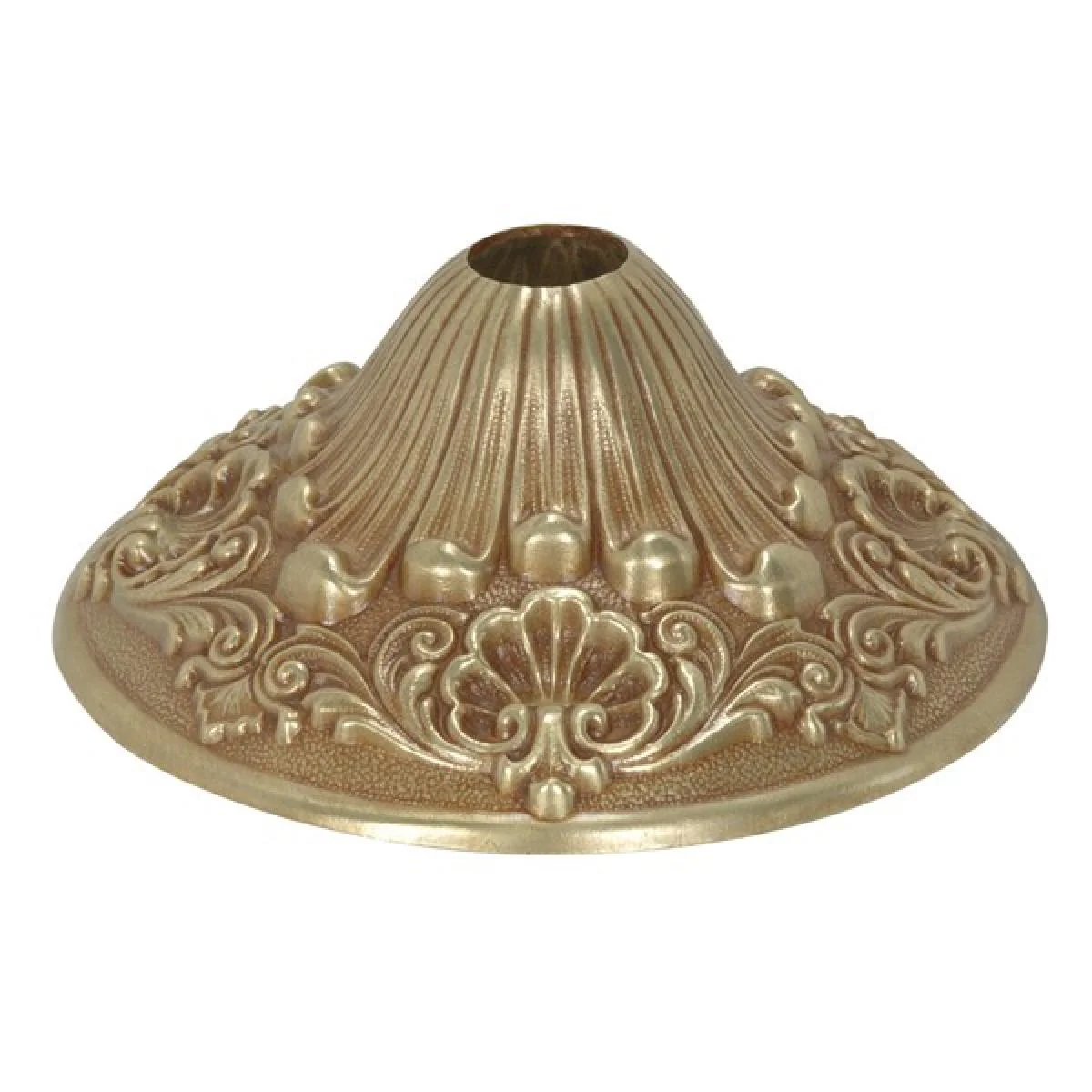 90-2480 FRENCH GOLD CAST BRASS CANOPY Cast Brass Canopy; French Gold Finish; 6-1/2