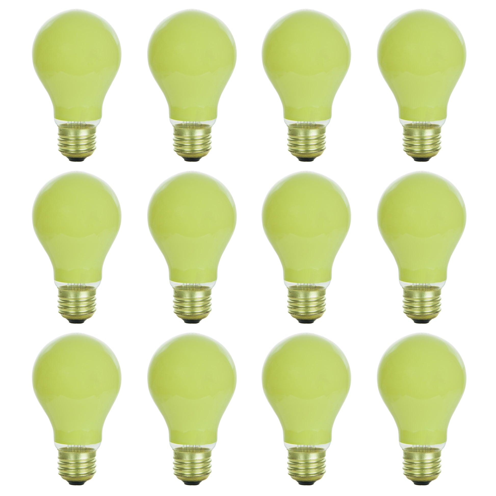 Sunlite 40 Watt A19 Colored, Medium Base, Ceramic Yellow - Cheap-Us