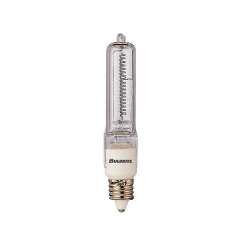 Bulbrite Q50CL/MC 50 Watt Dimmable Halogen JD T4 Capsule Bulb, Mini-Candelabra Base , Clear - Cheap-Us