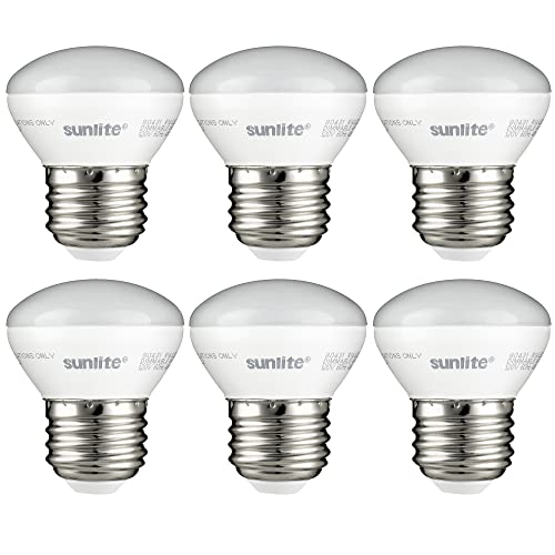 Sunlite LED R14 Floodlight 4 Watt (25W Equivalent) Medium (E26) Base, Warm White (6 Pack) - Cheap-Us