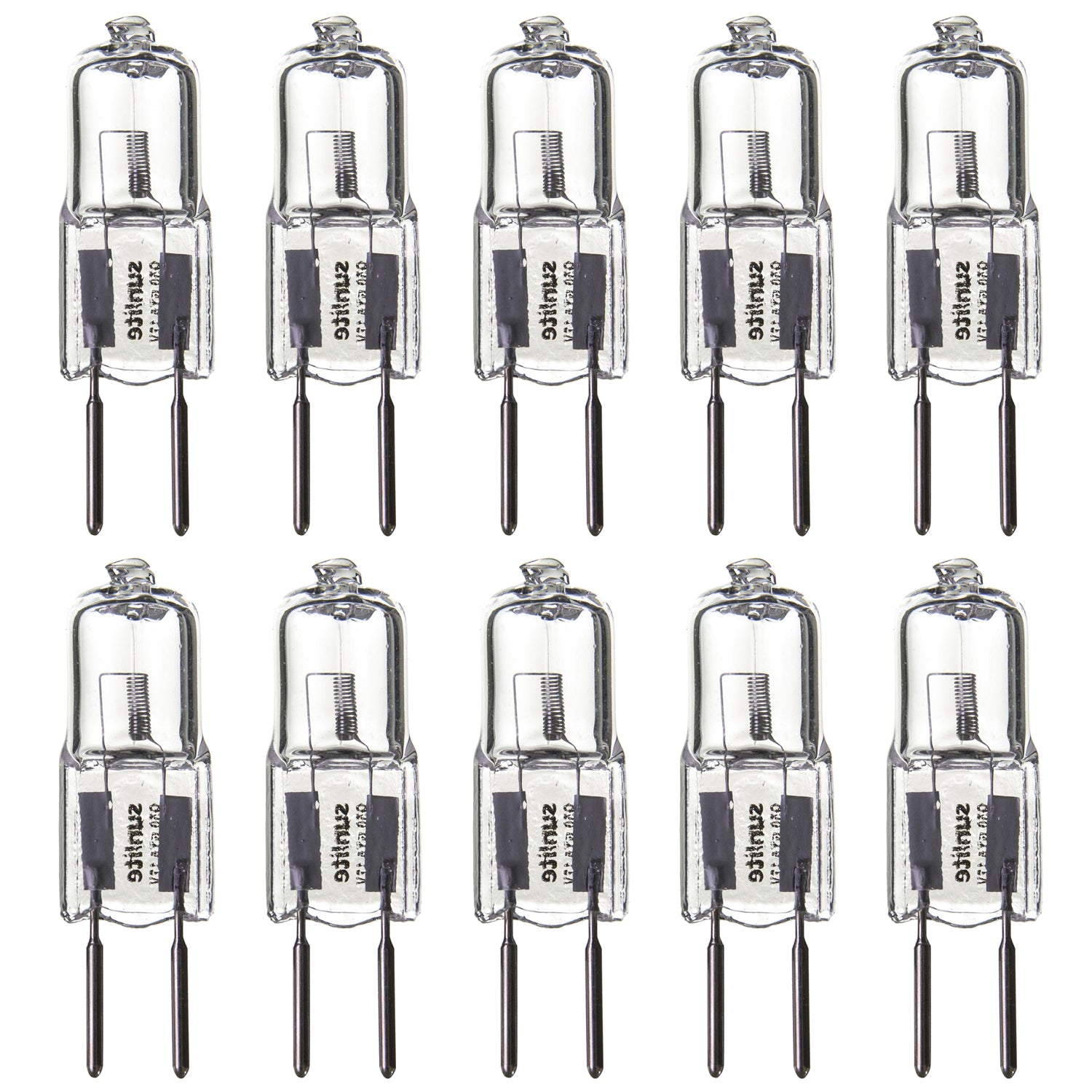 Sunlite 50 Watt, Single Ended T3.5, GY6.35 Bi-Pin Base, Clear - Cheap-Us