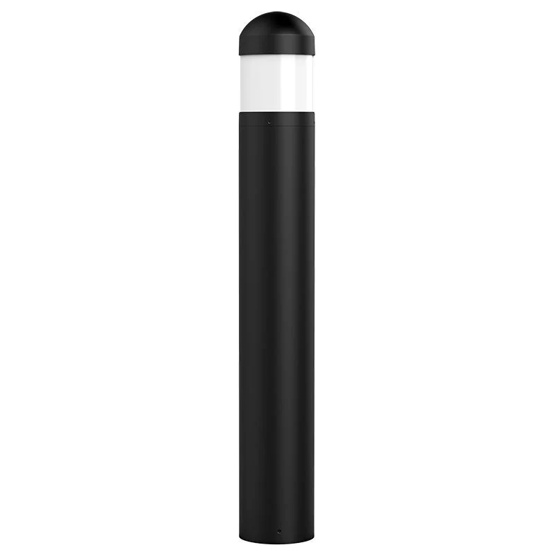 Westgate Bollard 44In Round Flat Top Adj. 12-22W 30/40/50K, Black, Outdoor Lighting, 12~22W, 130 Lumens/W, 30K/40K/50K, Black 0~10V Dimmable - Cheap-Us