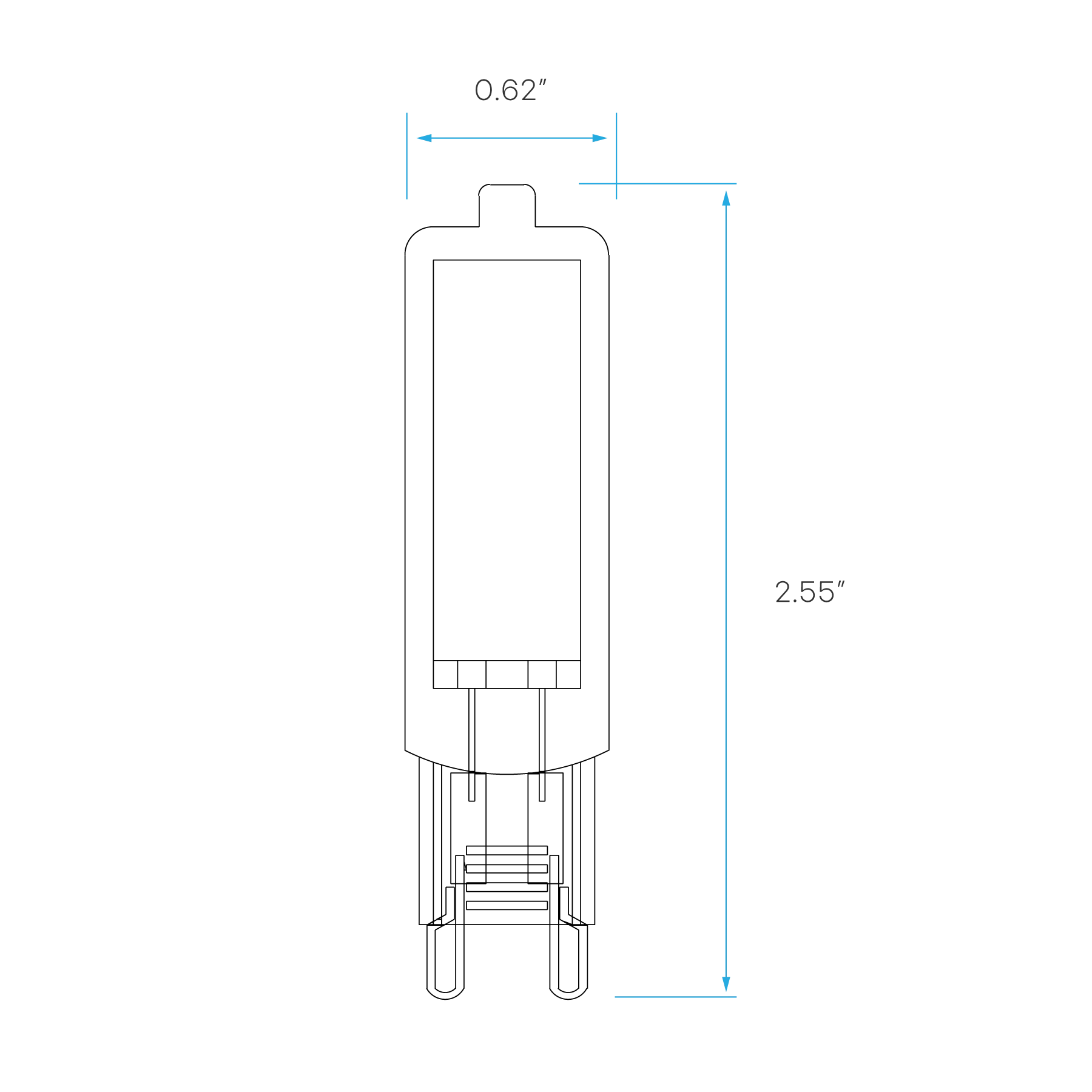 Luxrite LED G9 Bulb COB 4.5 Watts 2700K Warm White, Dimmable, ETL Listed (LR24690) - Cheap-Us