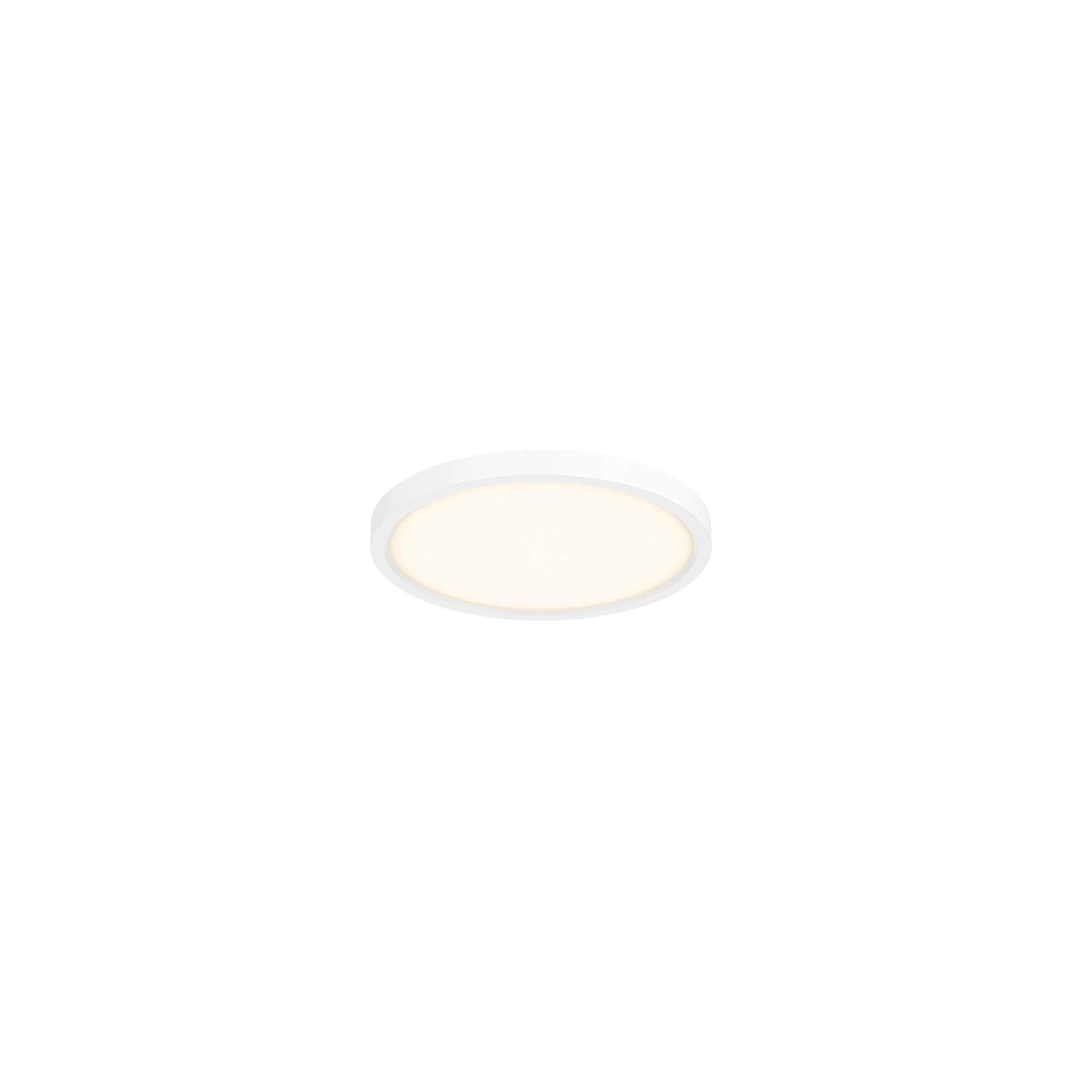 DALS Lighting Ultra Slim LED Ceiling Flush Mount, 3000K, 120V, White Finish - Cheap-Us