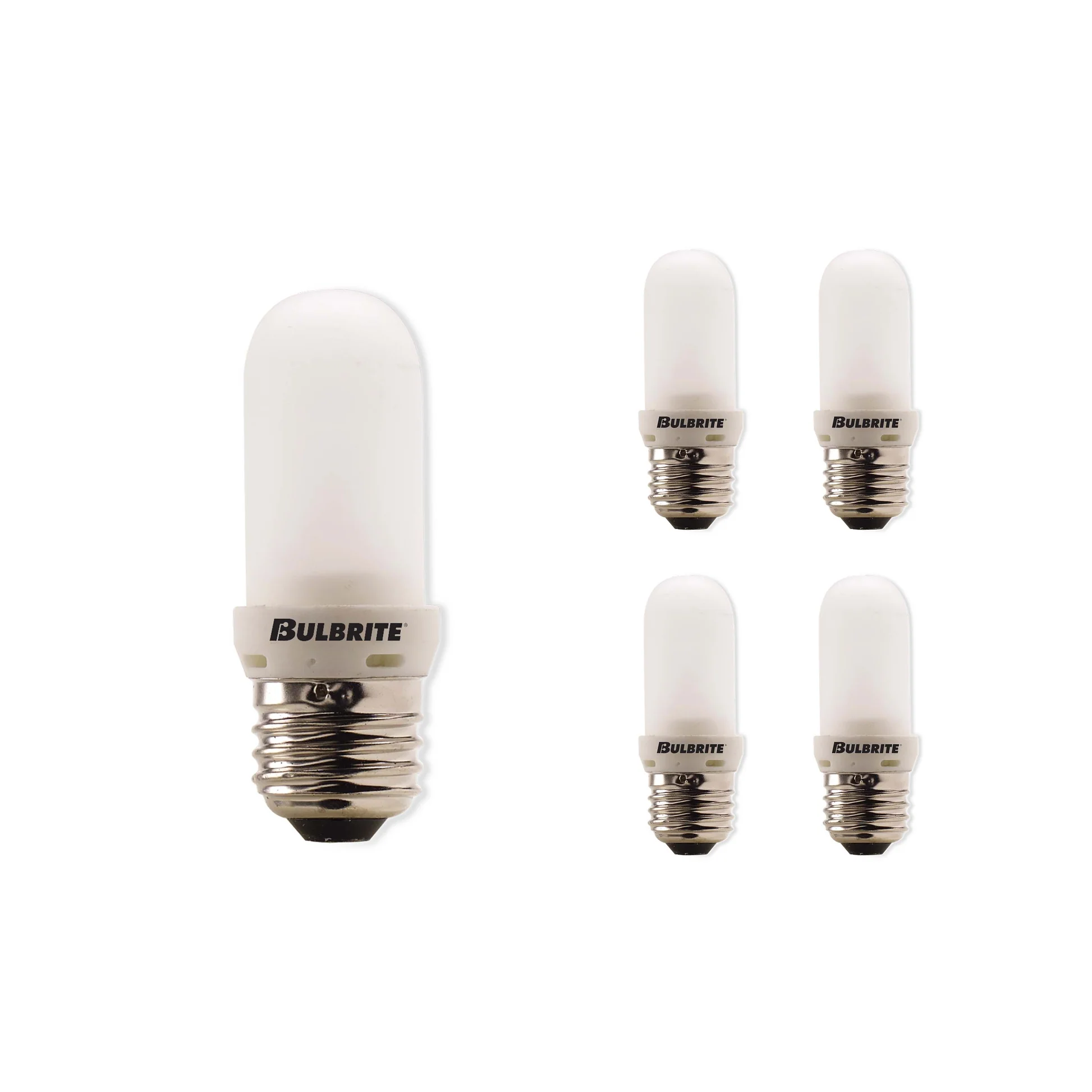 Bulbrite Pack of (5) 150 Watt Dimmable Frost T8 Medium (E26) Halogen Bulb - Cheap-Us