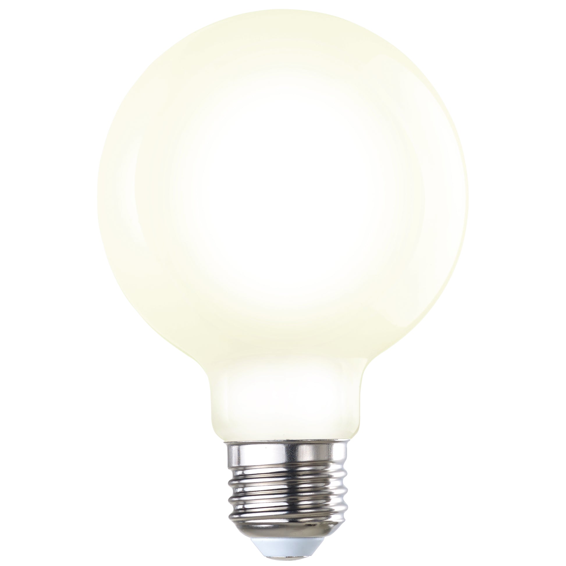 Bulbrite 8.5 Watt Dimmable Milky Filament G25 Medium (E26) LED Bulb - 800 Lumens, 3000K, and 90 CRI - Cheap-Us