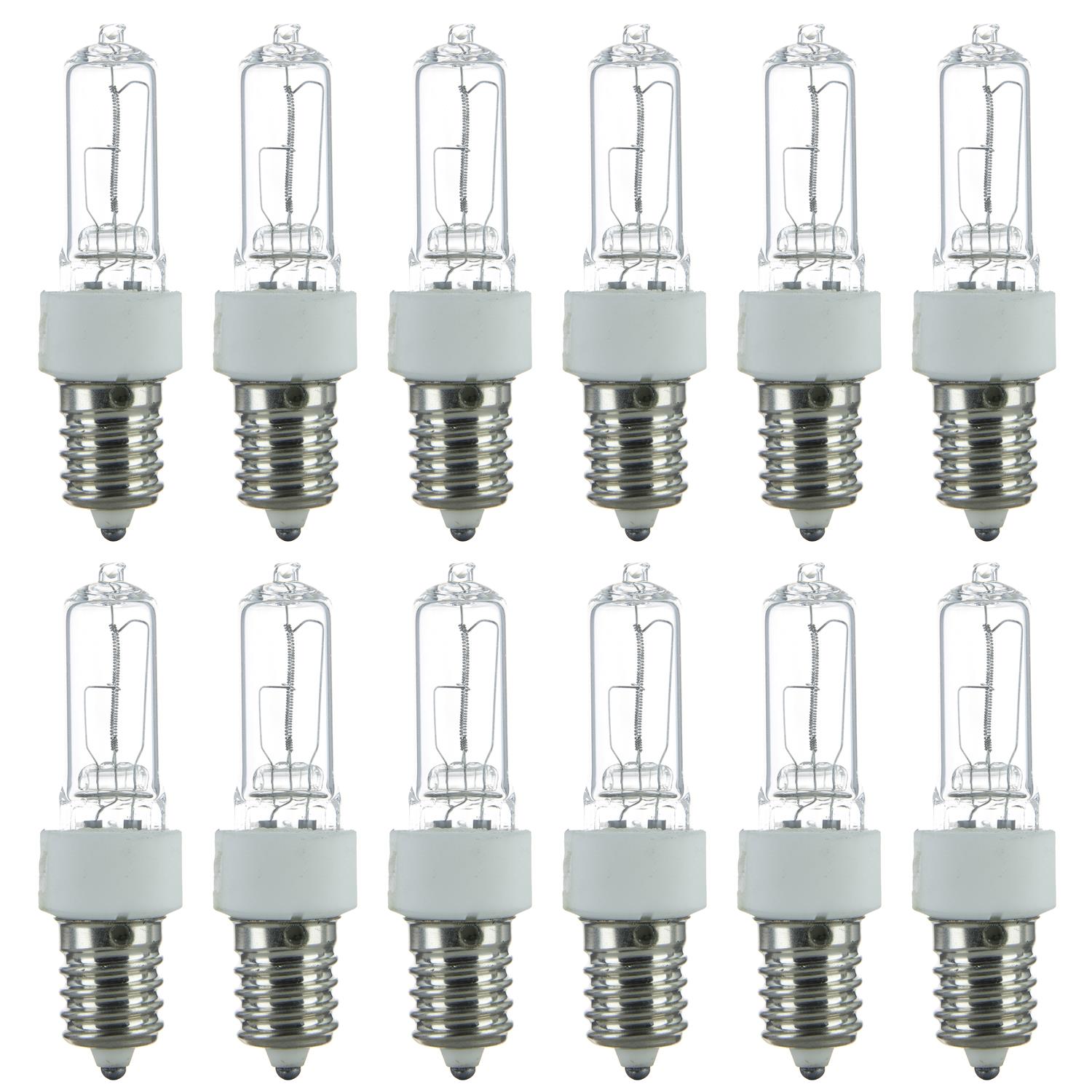 Sunlite 75 Watt, Single Ended T4, European Base, Clear - Cheap-Us