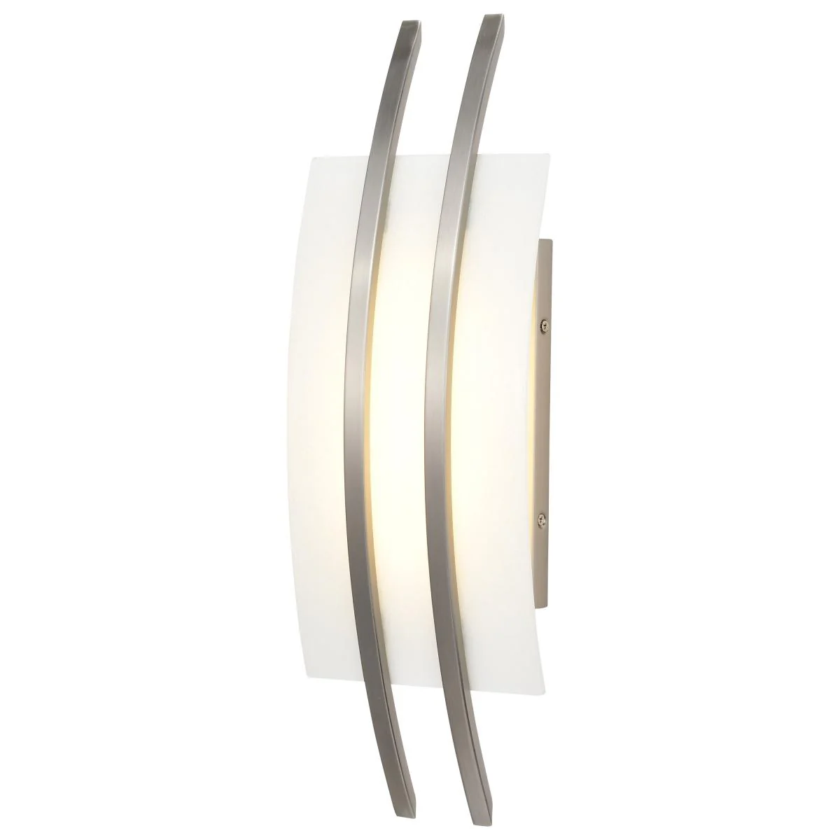 62-102 TRAX LED WALL SCONCE Trax - LED Wall Sconce with Frosted Glass - Brushed Nickel Finish - Cheap-Us