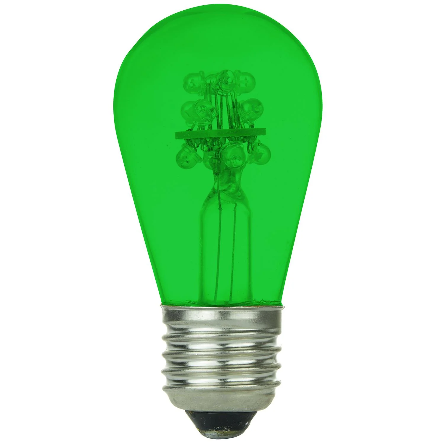 S14 Colored Sign, Medium Base, Green - Cheap-Us