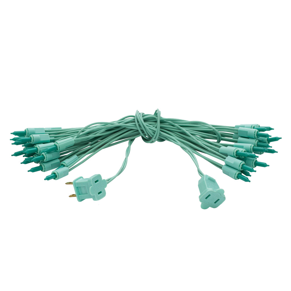 Vickerman 50 LED Aqua Dura-Lit Light on Aqua Wire, 37' Christmas Light Strand- 2 Pack - Cheap-Us