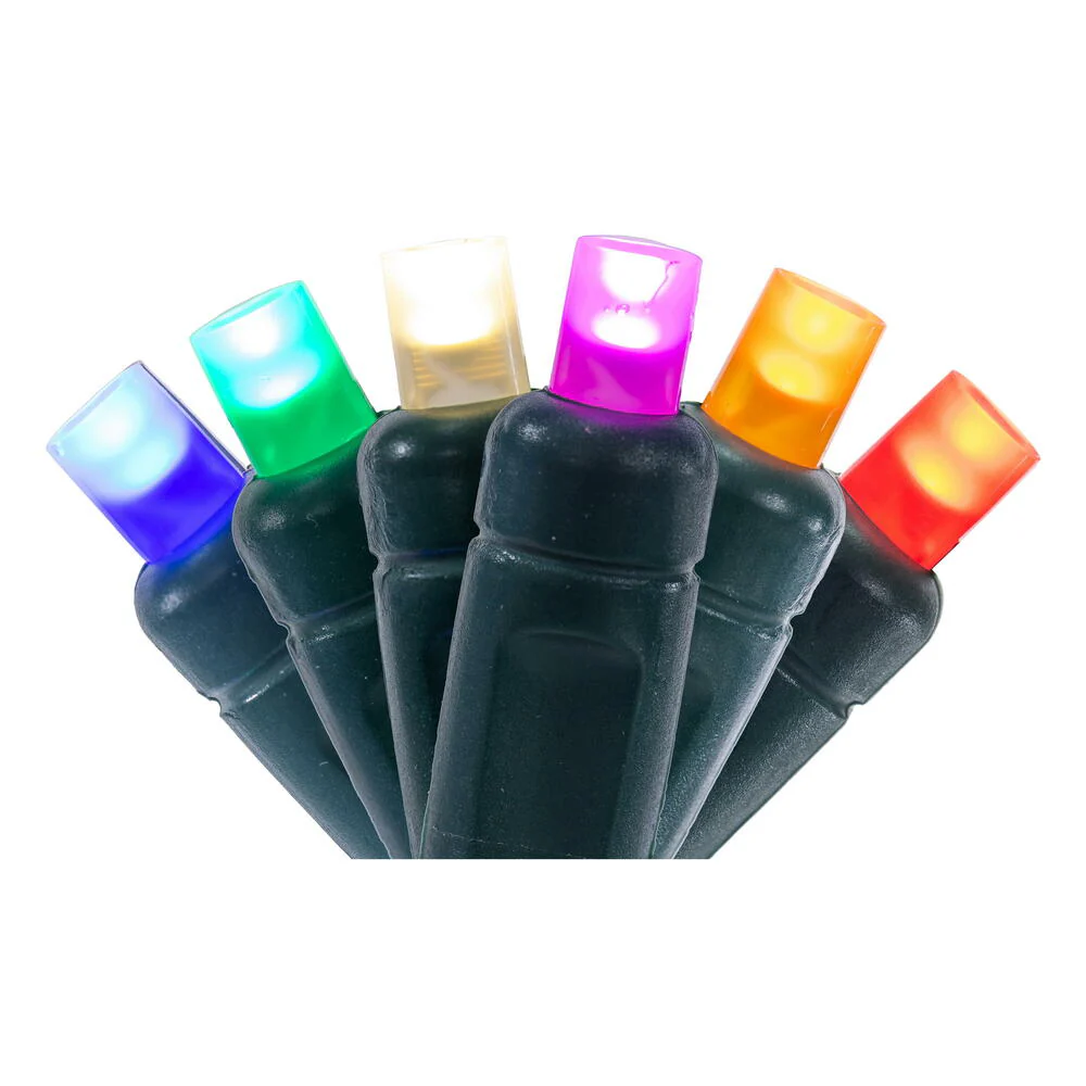 Vickerman 50 Multi-Colored Wide Angle Single Mold LED Light Set- 2 Pack - Cheap-Us