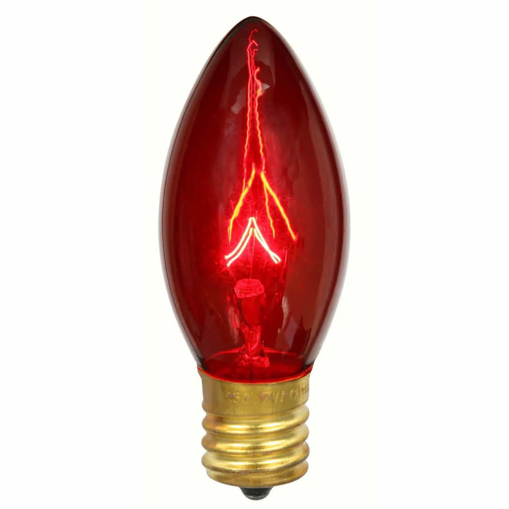 Vickerman C9 Red Transparent Replacement Bulb - Cheap-Us