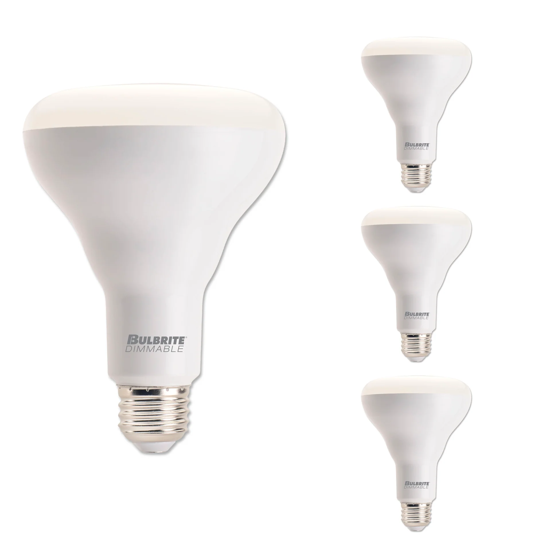 BULBRITE 8W LED BR30 3000K E26 120V-4PK - Cheap-Us