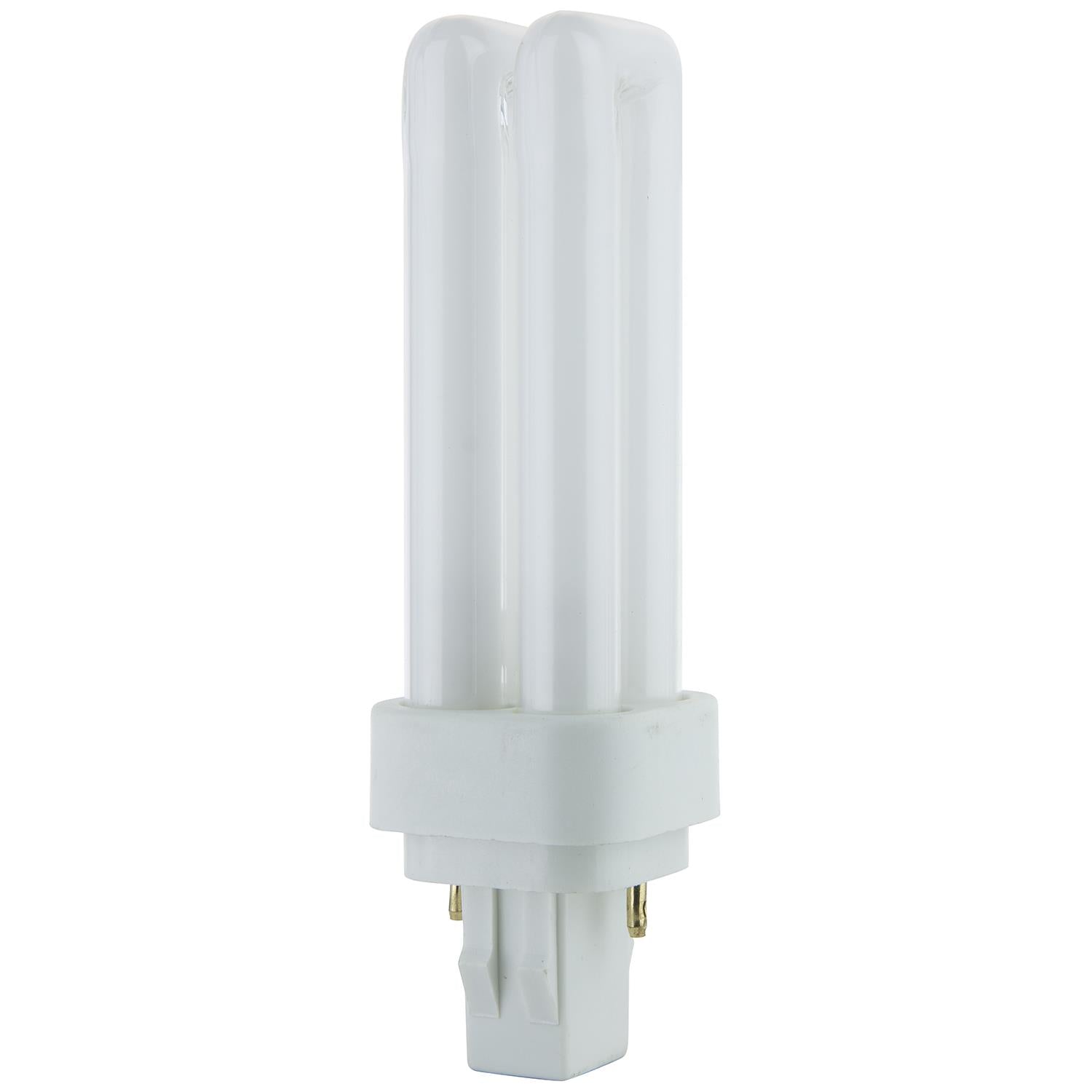 Sunlite 13 Watt PLD 2-Pin Double U-Shaped Twin Tube, GX23-2 Base, Soft White - Cheap-Us