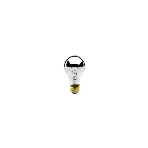 Bulbrite 60A19HM 60 Watt Dimmable Incandescent Half Chrome A19 Bulb, Medium Base - Cheap-Us