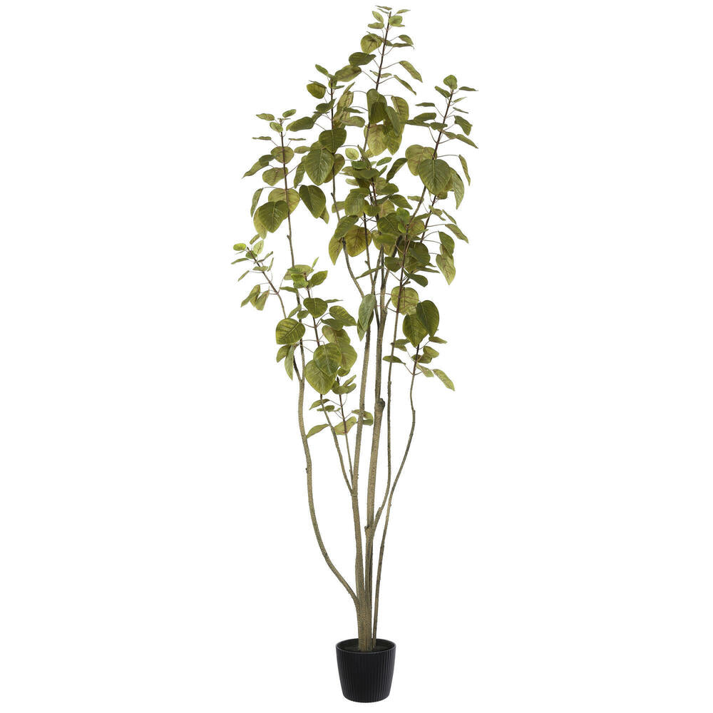 Vickerman 6' Artificial Green Potted Cotinus Coggygria Tree. - Cheap-Us